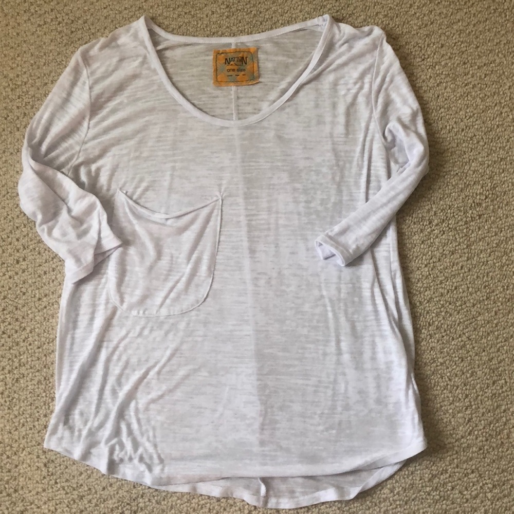 White acid burn tissue T.